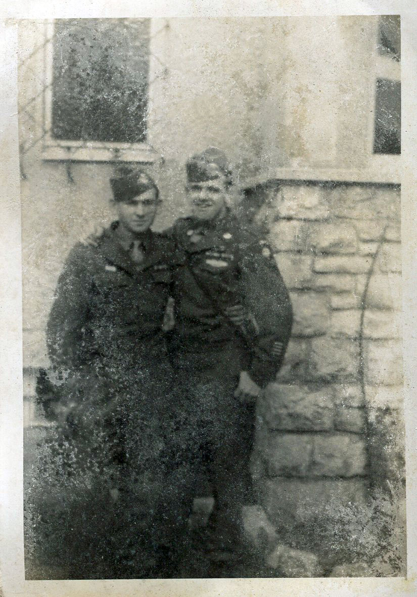 Private Ray Daudt and Pfc. John Diffin, Berlin 1945.